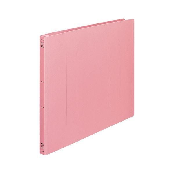 ds-(まとめ) コクヨ フラットファイル(PP) A3ヨコ 150枚収容 背幅20mm ピンク フ-H48P 1セット(10冊) 〔×2セット〕
