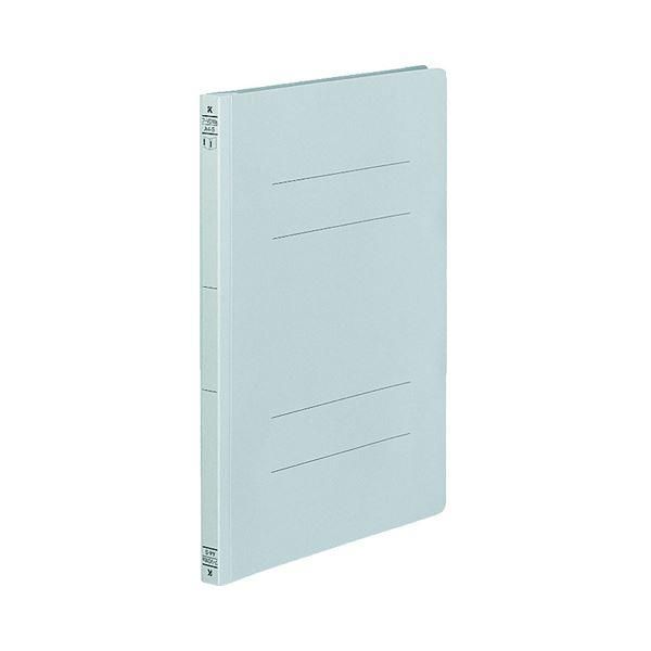 ds-(まとめ) コクヨ フラットファイル(ダブルとじ具タイプ) A4タテ 150枚収容 背幅18mm 青 フ-VD10B 1セット(10冊) 〔×4セット〕