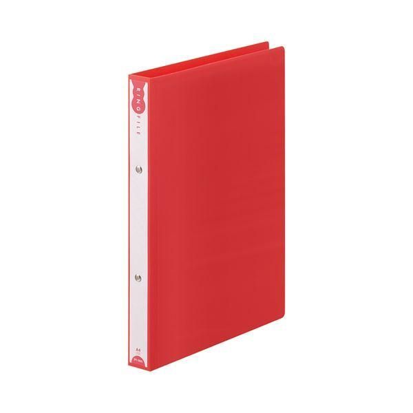 ds-（まとめ） TANOSEE リングファイル（PP表紙） A4タテ 2穴 180枚収容 背幅31mm レッド 1セット（10冊） 〔×3セット〕 8,556円