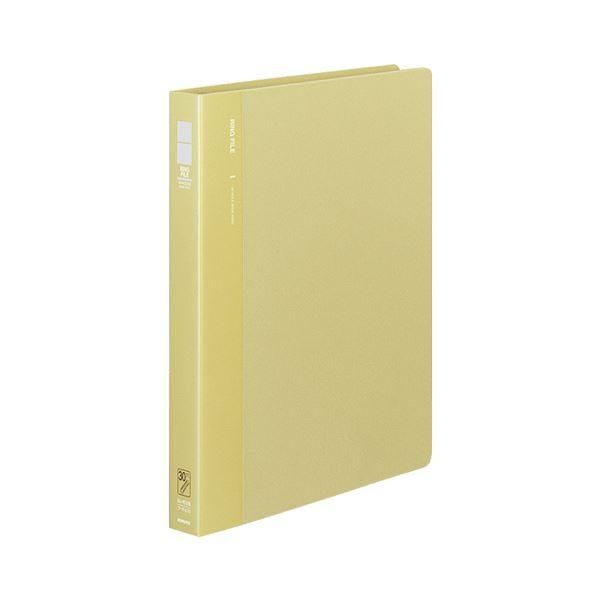ds-(まとめ) コクヨ リングファイル 発泡PP表紙 A4タテ 30穴 170枚収容 背幅33mm 黄 フ-F470Y 1冊 〔×5セット〕 7,977円