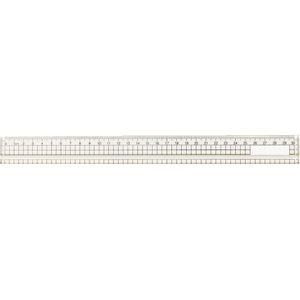 ds-(まとめ)アーテック アクリル方眼定規 30cm(溝付) 〔×30セット〕