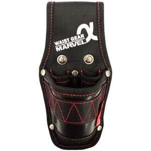 ds-（まとめ）電工ポケット WAIST GEAR 〔ドライバー2本/ペンチ差し〕×5セット レッド（赤） マーベル MDP-63AR 6,289円