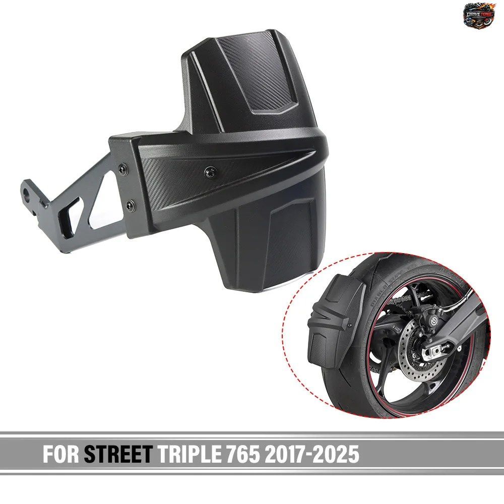 STREET TRIPLE 765R 765S 765RS 2017-2022 用マッドガード - 24 オートバイリアフェンダーカバーバックマッドスプラッシュガードプロテクシ