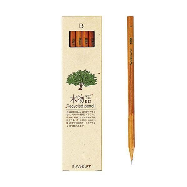 ds-（まとめ） トンボ鉛筆 木物語 鉛筆（リサイクル芯） LA-KEAB 12本入 〔×10セット〕 5,786円