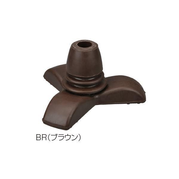 ds-(業務用セット) RQステッキ専用3点式つえ先ゴム Mサイズ RQS-GM4-BR〔×5セット〕