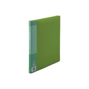 ds-(業務用2セット) ジョインテックス クリアファイル/ポケットファイル 〔A4/タテ型 10冊入り〕 20ポケット 緑 D047J-10GR
