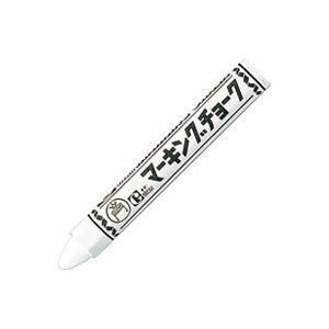 ds-（まとめ）寺西化学工業 マーキングチョーク白 10本 B-CMK-T30〔×10セット〕