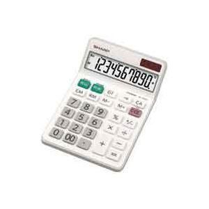 ds-（まとめ）シャープ SHARP 電卓 10桁 EL-N431X〔×4セット〕