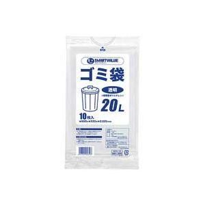ds-(まとめ)ジョインテックス ゴミ袋 LDD 透明 20L 10枚 N208J-20〔×50セット〕