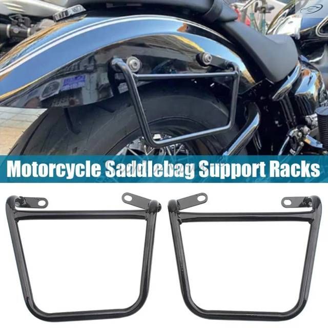 2Pcs Motorcycle Saddlebag Support Rack BMW R18 R 18 Classic 2020-2023 100 Years Steel Iron Vivid ge Cargo Carrier
