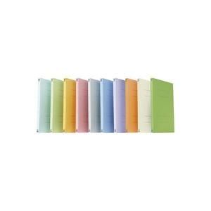 ds-(業務用10セット) プラス フラットファイル/紙バインダー 〔A4/2穴 10冊入り〕 021N リーフグリーン