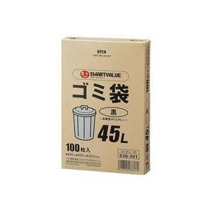 ds-（まとめ）ジョインテックス ゴミ袋LDD黒45L 100枚 N138J-45〔×5セット〕