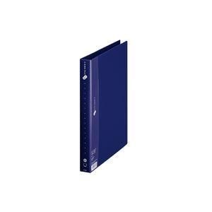 ds-（まとめ）プラス 2リングファイルFC-102RF A4S 29mmネイビー〔×10セット〕