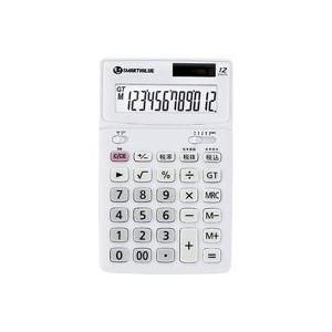 ds-（まとめ）ジョインテックス 中型電卓 ホワイト K071J〔×4セット〕 6,592円