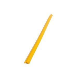 ds-（まとめ）カーボーイ 安心クッション L字90cm 小 黄 2本組 〔×8セット〕