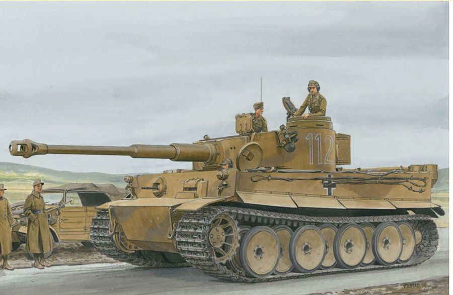 1/35 WW.II ドイツ軍 ティーガーI 極初期生産型 チュニジア戦線 1942 マジックトラック/アルミ砲身付属 豪華セット 8,022円