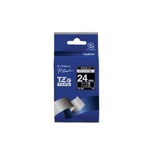 ds-(業務用3セット) brother ブラザー工業 文字テープ/ラベルプリンター用テープ 〔幅：24mm〕 TZe-355 黒に白文字