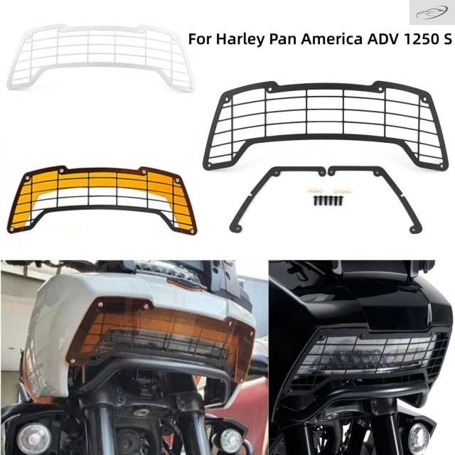 Motorcycle Headlight Guard Cover Headlamp Grill Shield Harley Pan America ADV 1250 Special RA1250 RA1250S 1 SET