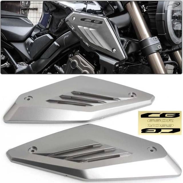 1 Pair ABS Intake Cover Fairing Side Panel Protector Shell Honda CB650R 2019 - 21 Motorcycle