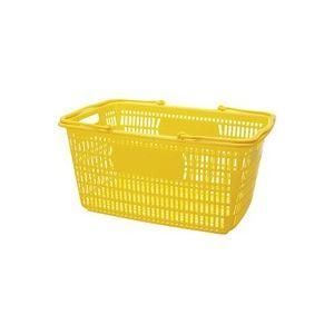 ds-（まとめ）ジョインテックス ショップかご 30L黄 B264J-YE〔×20セット〕