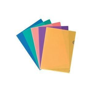 ds-(業務用2セット) ジョインテックス Hカラークリアホルダー/クリアファイル 〔A4〕 100枚入り ミックス D610J-10MX