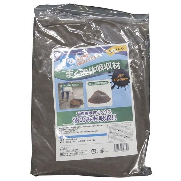 ds-（まとめ）pig 吸収材(油専用吸着剤粉)/ピグピート 〔1kg〕 100％天然成分 PLP4041kg SK 〔業務用/DIY/日曜大工〕〔×10セット〕