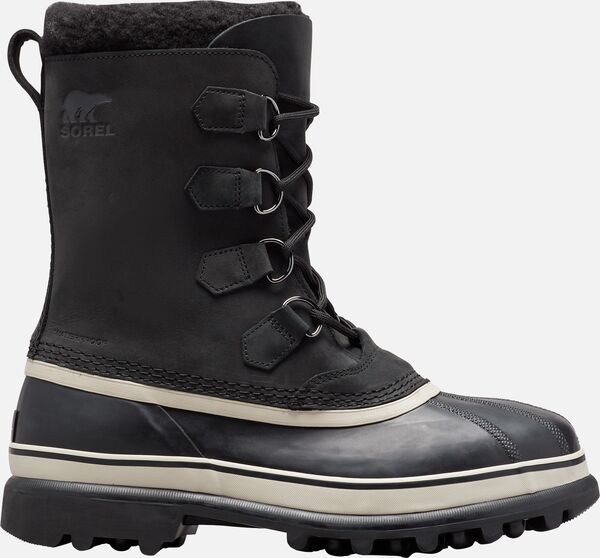 ソレル メンズ シューズ ブーツ・レインブーツ SOREL Mens Caribou Waterproof Winter Boots BlackDark Stone ブラック