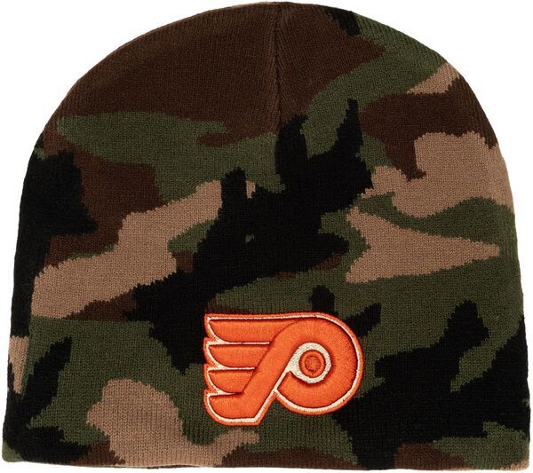 ミッチェルネス レディース アクセサリー 帽子 ニット Mitchell Ness Adult Philadelphia Flyers Camo Hidden Knit Beanie NoColor