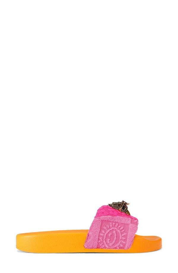カートジェイガーロンドン レディース シューズ サンダル Kurt Geiger London Meena Eagle Glitter Slide Sandal Pink Multi ピンク