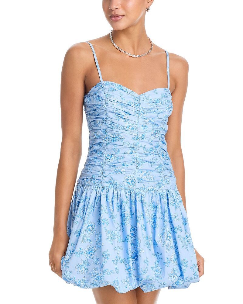 アクア レディース トップス ワンピース AQUA Rose Bud Gatheredress Exclusive Blue Multi ブルー