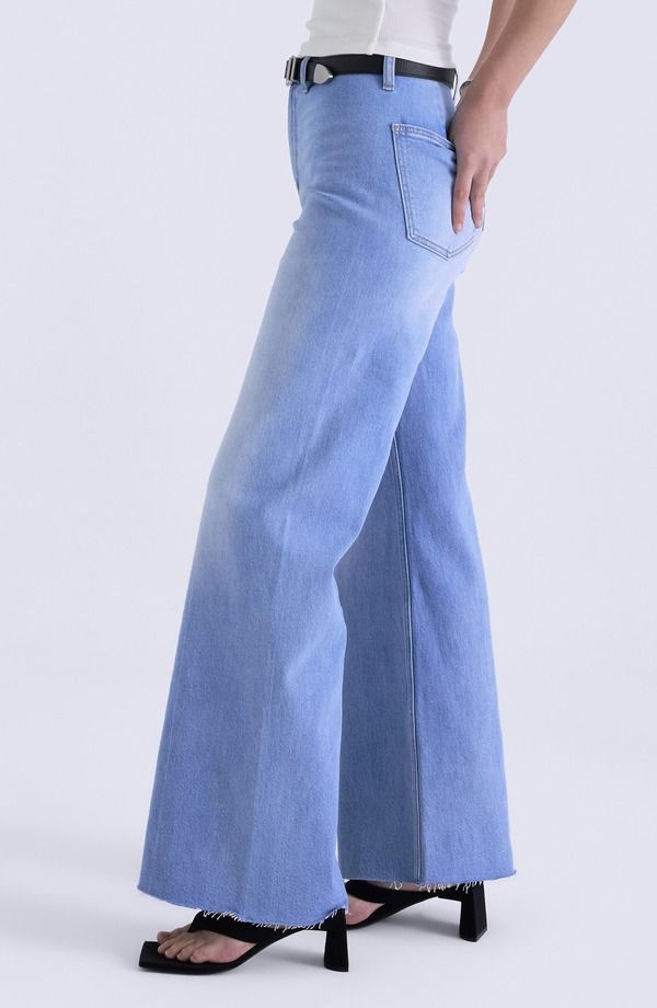 ピストーラ レディース ボトムス カジュアルパンツ ワイドレッグ ハイウエスト ジーンズ Pistola Penny Crop High Waist Wide Leg Jeans Whisper