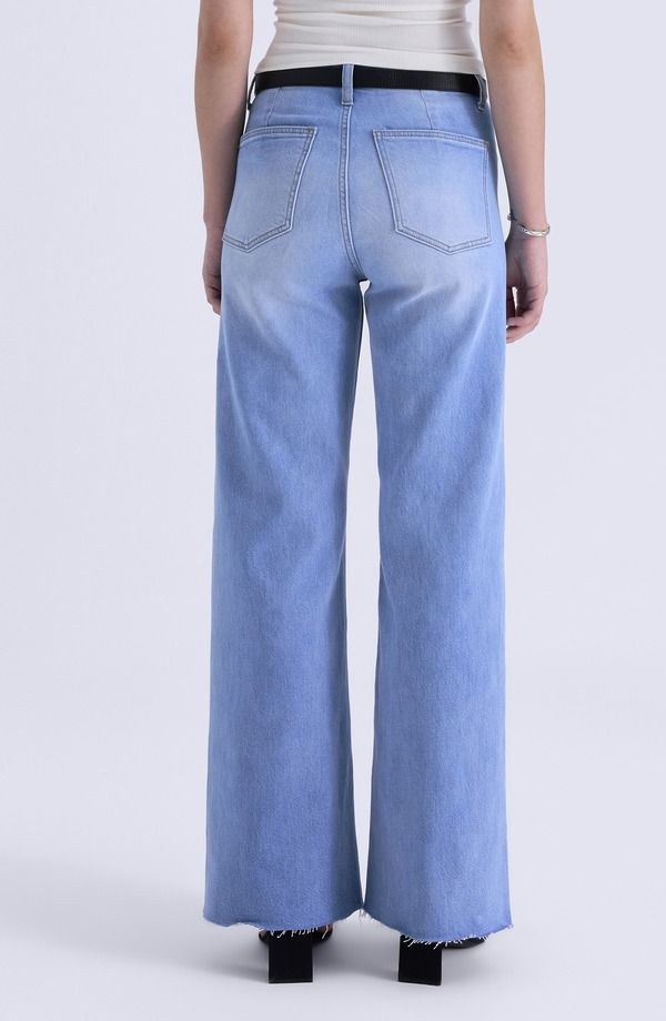 ピストーラ レディース ボトムス カジュアルパンツ ワイドレッグ ハイウエスト ジーンズ Pistola Penny Crop High Waist Wide Leg Jeans Whisper