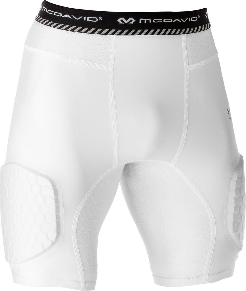 マクダビッド メンズ ボトムス ハーフパンツ・ショーツ McDavid HEX Basketball Compression Short Withigh Pads White ホワイト