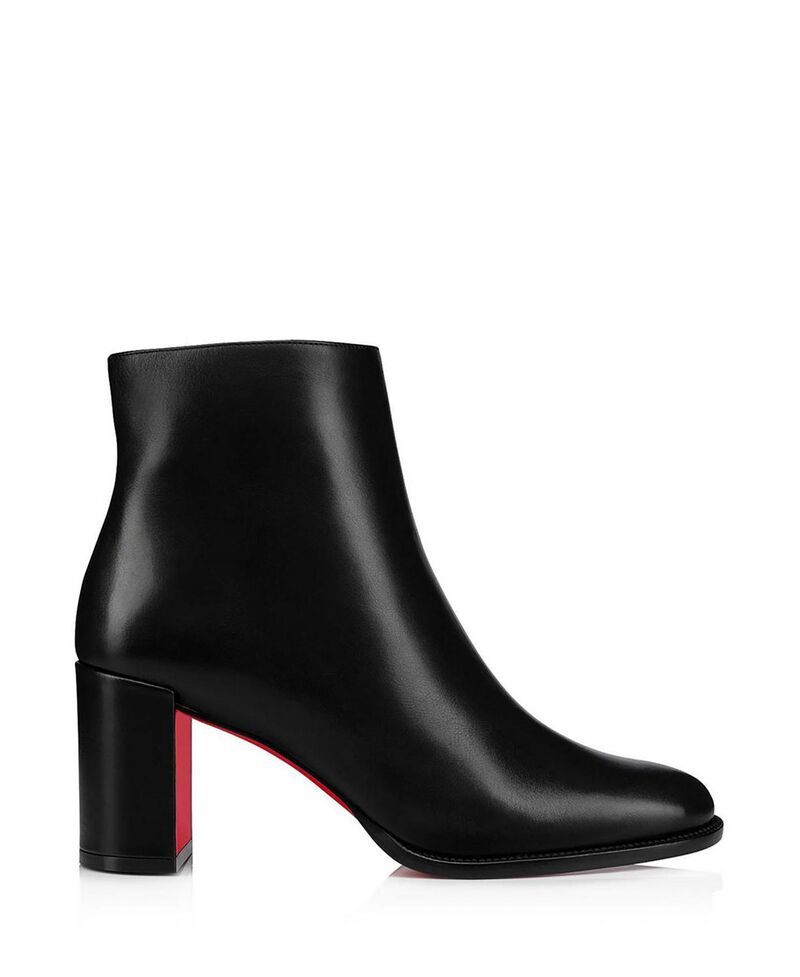 クリスチャン・ルブタン レディース シューズ ブーツ・レインブーツ Christian Louboutin Womens Adoxa 70mm Zipped Booties Black ブラック 209,900円