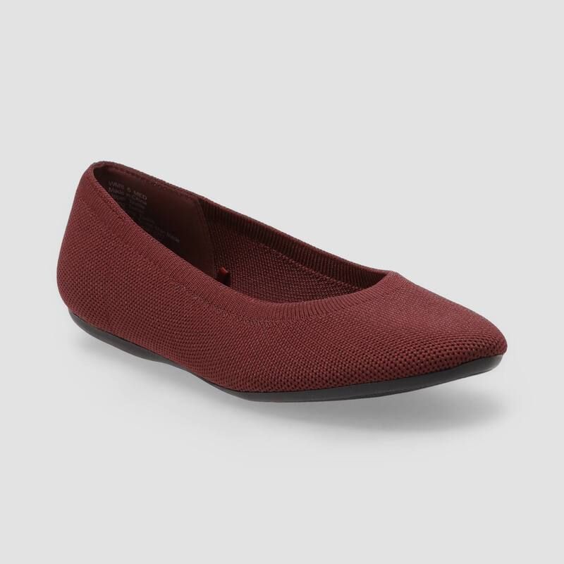クロフト＆バロー レディース シューズ サンダル Croft Barrow Sonya Womens Ballet Flats Burgundy バーガンディ