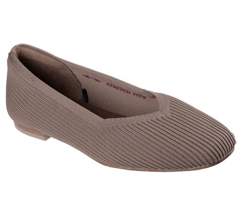 スケッチャーズ レディース シューズ サンダル Skechers Cleo Square Womenshoes Mocha モカ