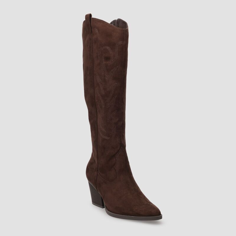 LC Lauren Conrad レディース シューズ ブーツ・レインブーツ トール LC Lauren Conrad Nadilynn Tall Western Womens Boots Choco