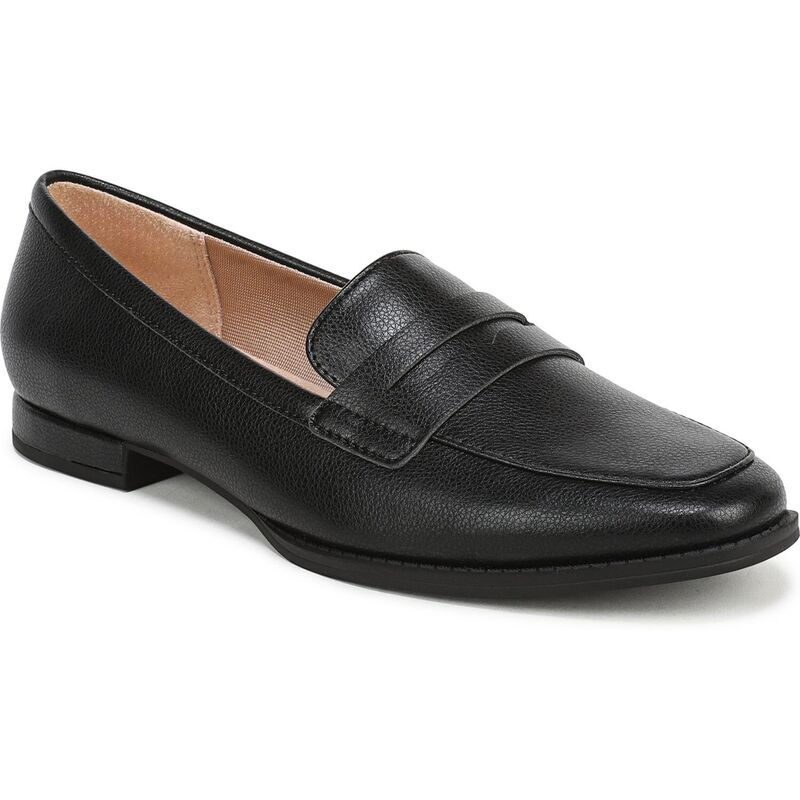 ライフストライド レディース シューズ サンダル ローファー LifeStride Frankie Womens Moc Toe Loafers Black ブラック