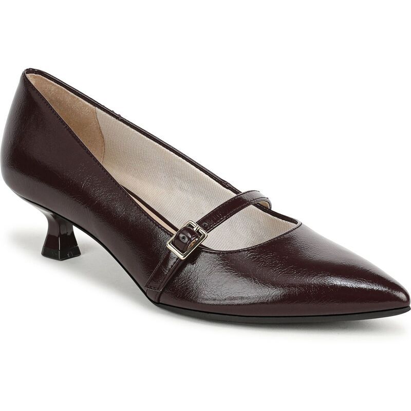 ライフストライド レディース シューズ パンプス ヒール LifeStride Madelyn Womens Mary Jane Kitten Heels Chocolate Plum プラム