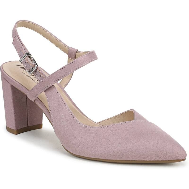 ライフストライド レディース シューズ パンプス ヒール LifeStride Raelynn Womenstrappy Block Heel Shoes Amethyst