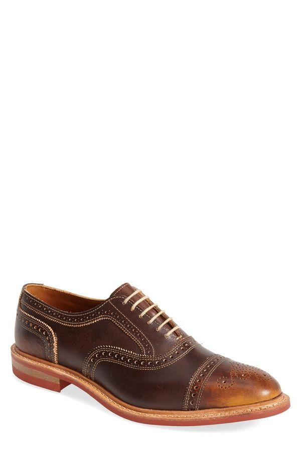 アレン エドモンズ メンズ シューズ オックスフォード キャップ Allen Edmondstrandmok Cap Toe Oxford Men BROWN LEATHER ブラウン 76,890円