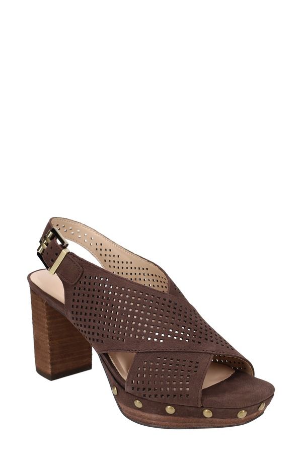 ペレモーダ レディース シューズ サンダル Pelle Modambree 2 Slingback Sandal Women CHOCOLATE チョコレート