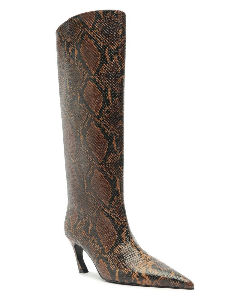 シュッツ レディース シューズ ブーツ・レインブーツ トール SCHUTZ Womens Lexi Mid Tall Boots Pecan Brown ブラウン