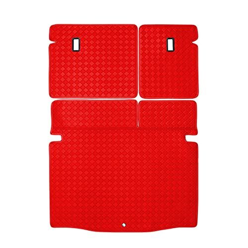 N◆ヴェゼル VEZEL RV3 RV4 RV5 RV6 対応 ラゲッジマット インテリアパネル 汚れ 傷防止 レッド a9b505c3