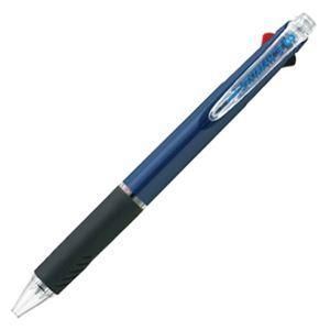ds-（まとめ） 三菱鉛筆 3色ボールペン ジェットストリーム 0.5mm （軸色 ネイビー） SXE340005.9 1本 〔×15セット〕