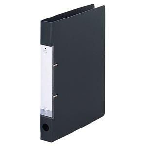 ds-(まとめ) リヒトラブ リクエスト D型リングファイル A4タテ 2穴 230枚収容 背幅34mm 黒 G2220-24 1冊 〔×15セット〕