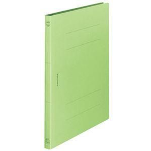 ds-(まとめ) ライオン事務器 フラットファイル(環境) 樹脂押え具 A4タテ 150枚収容 背幅18mm 緑 A-519KA4S 1セット(10冊) 〔×5セット〕