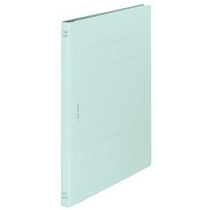 ds-(まとめ) ライオン事務器 フラットファイル(環境) 樹脂押え具 A4タテ 150枚収容 背幅18mm 水 A-518KA4S 1セット(10冊) 〔×5セット〕