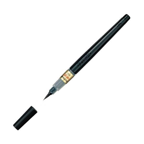 ds-(まとめ) ぺんてる 筆 中字 XFL2L 1本 〔×10セット〕