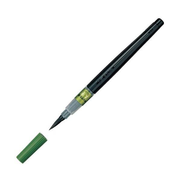 ds-(まとめ) ぺんてる 筆 太字 XFL2B 1本 〔×5セット〕